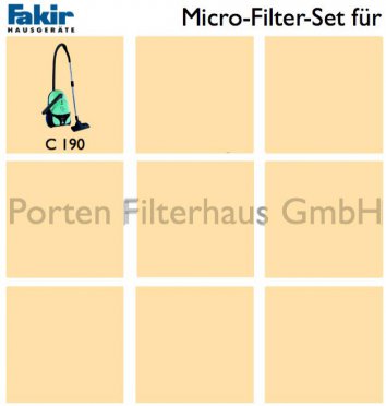 Fakir Micro-Filter-Set Bestell-Nr. 2417890 