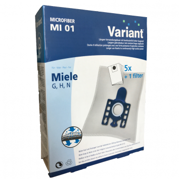 Variant MI01 Typ G/N Microvlies Staubsaugerbeutel + Microfilter 