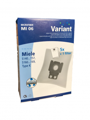Variant MI06 Microvlies Staubsaugerbeutel + Microfilter 