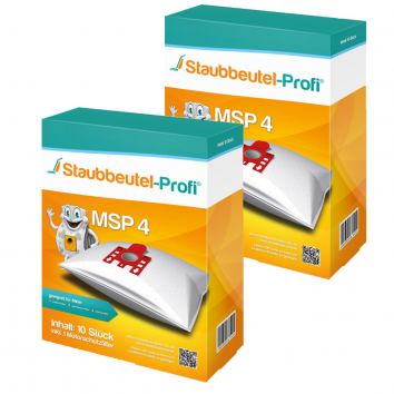 Staubbeutel-Profi MSP4 Spar-Pack 20 Staubsaugerbeutel Made in Germany 