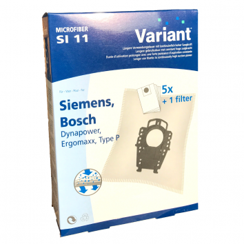 Variant SI11 Microvlies Staubsaugerbeutel + Microfilter 