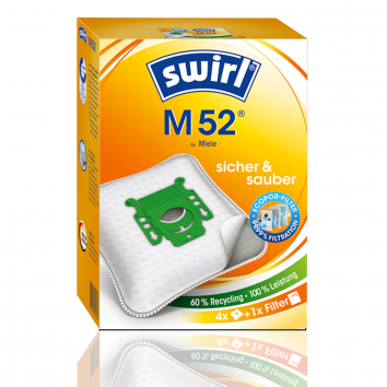 Swirl M 52 - 4 Staubsaugerbeutel 